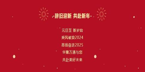 華豫萬通糧機(jī)祝您2025年元旦快樂！